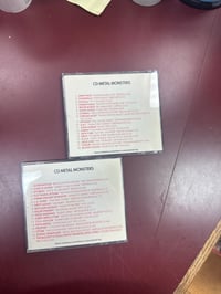 Image 2 of METAL DETECTOR Metal Monsters USED CD LOT - 2CDs - 1988 promo CD comps - great shape. 