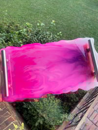 Image 1 of Handcrafted Resin Geode Tray