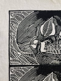 Image 7 of 'Boneyard' - Halloween Collection - Custom Blockprint Tee