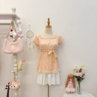 Image 1 of lace babydoll top