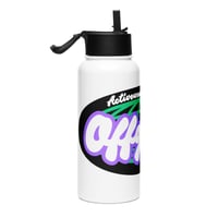 Image 1 of Classic Logo Insulated Steel Bottle - Purple/Green