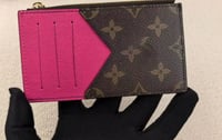 Hot pink cardholder 