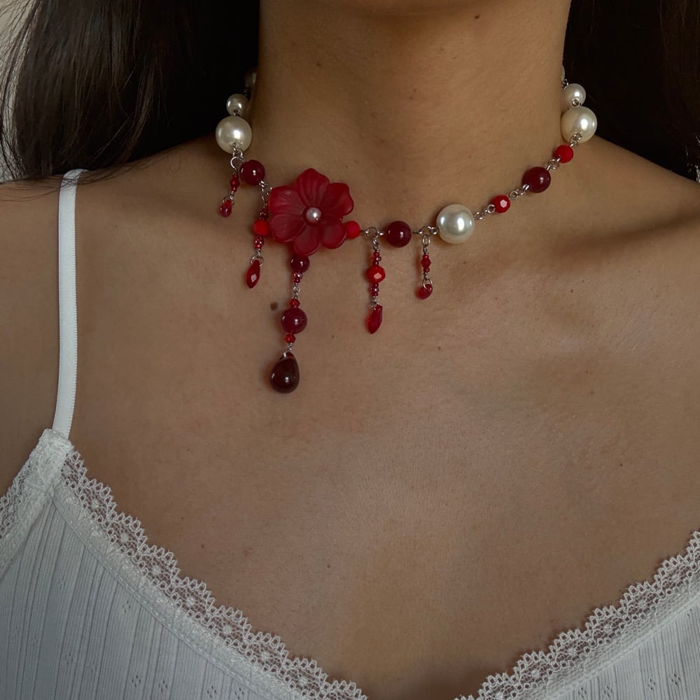 Image of Blood Drops Necklace