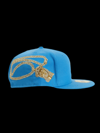Image 2 of SUPREME JESUS PIECE HAT BLUE 