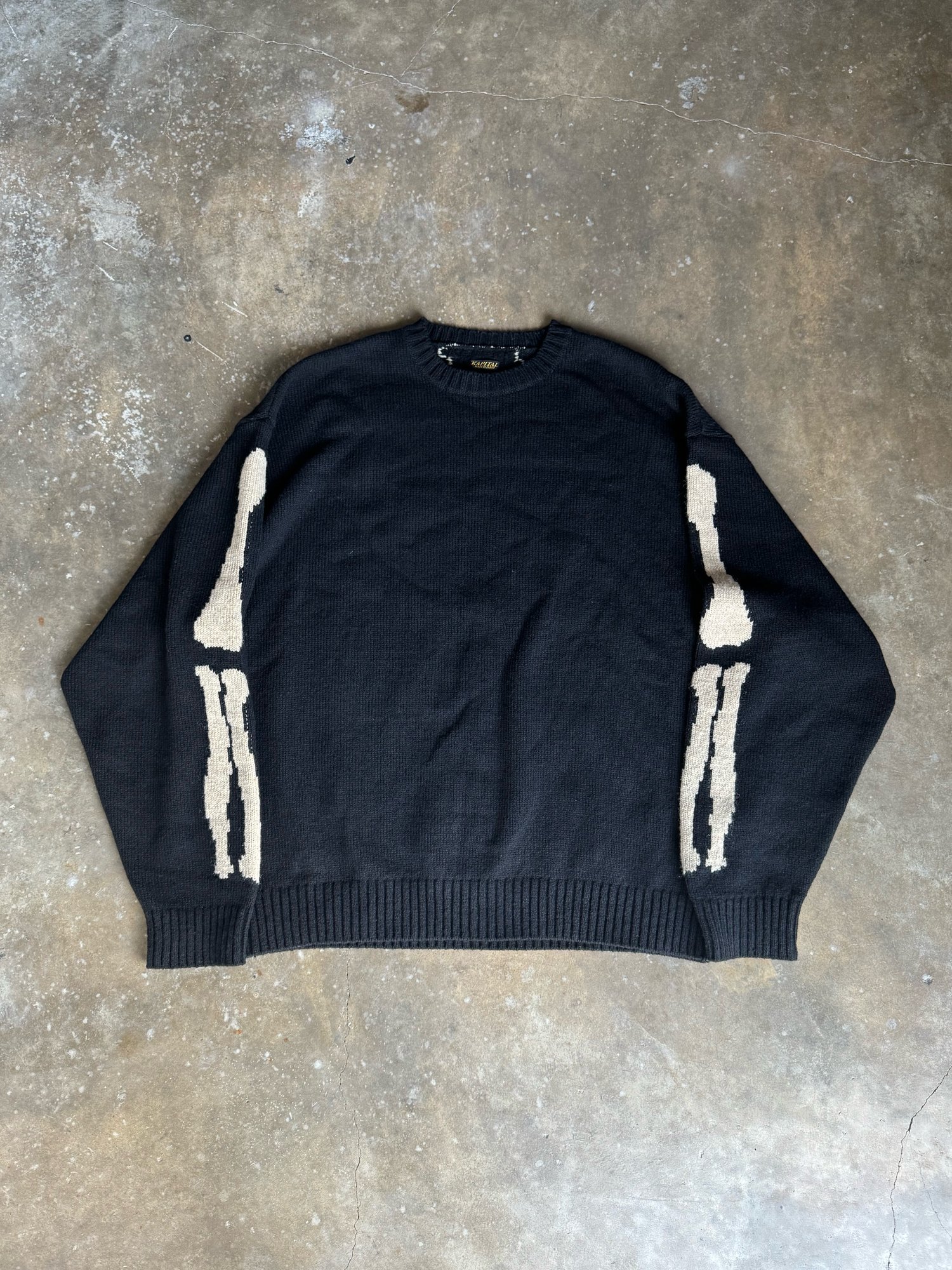Image of Kapital 5G Wool Bone Crew Sweater
