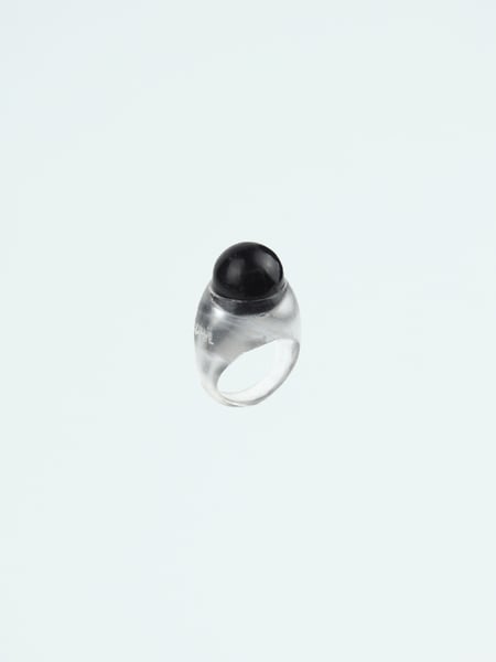 Image of LOWOOL - Black Frog Eye Ring
