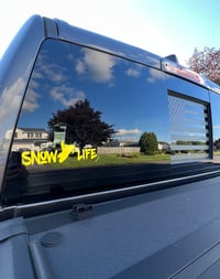 Image 1 of Snow Life Male Rider Decal