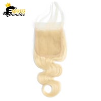 Image 2 of 5x5 HD blonde Closure Body Wave