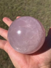 Image 9 of Star Rose Quartz Sphere #2642