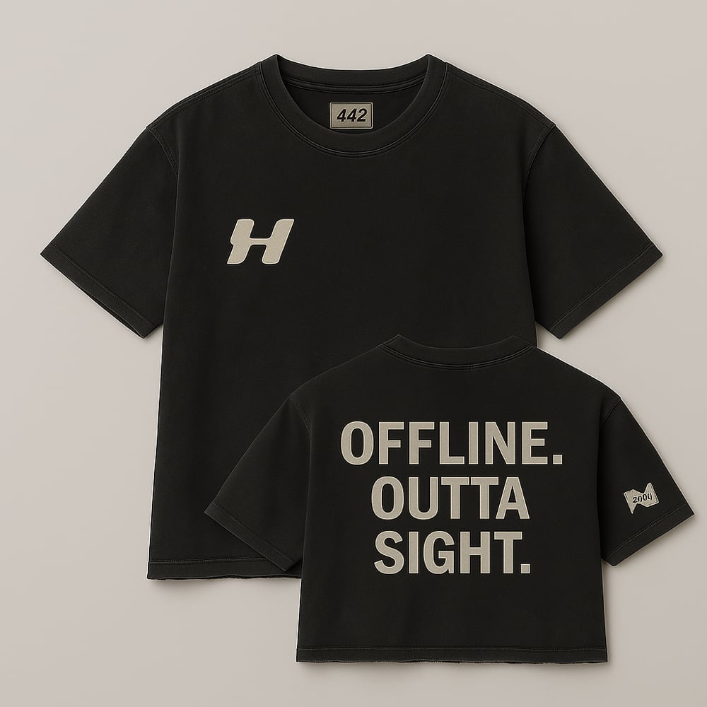 Image of FOURFORTYTWO X @THATGUYDACE “OFFLINE OUTTA SIGHT” TEE