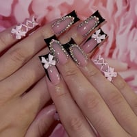 Image 9 of 24pcs Long Ballet Press On Nails 