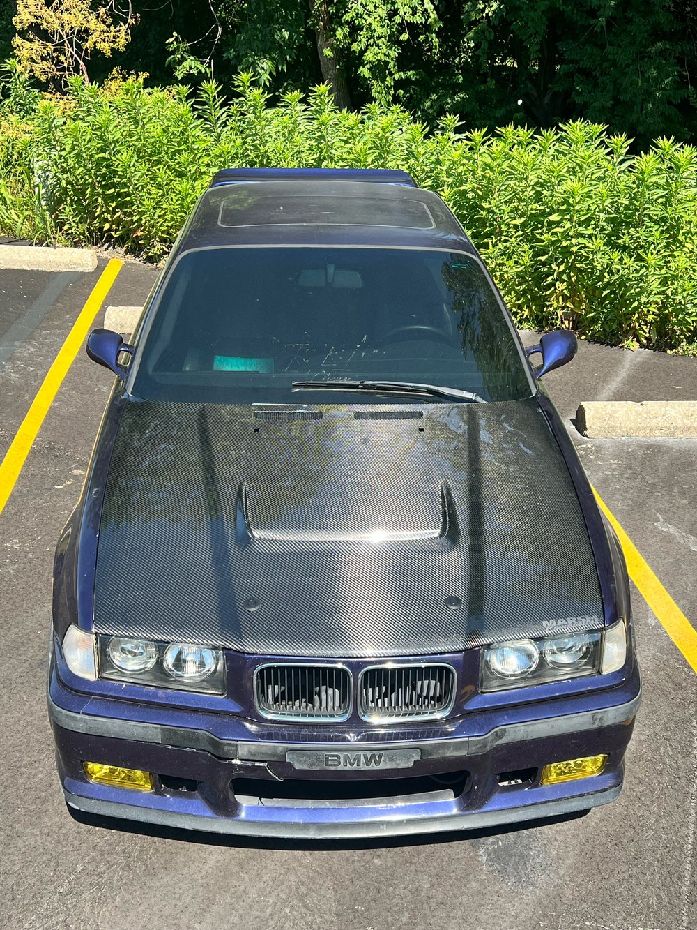 BMW E36 GTspec hood