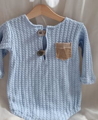 Image 2 of Photoshooting boys bodysuit |  Ari | baby blue | 12-15 months | 18-24 months