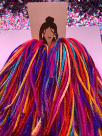 Image 3 of Shag Yarn earrings 