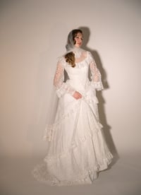 Image 1 of 1984 Lace Wedding Dress