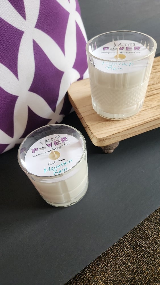 Image of Mountain Rain in Reusable Whiskey Rocks Glass