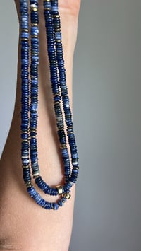 Image 3 of  *new* SODALITE + PYRITE necklace