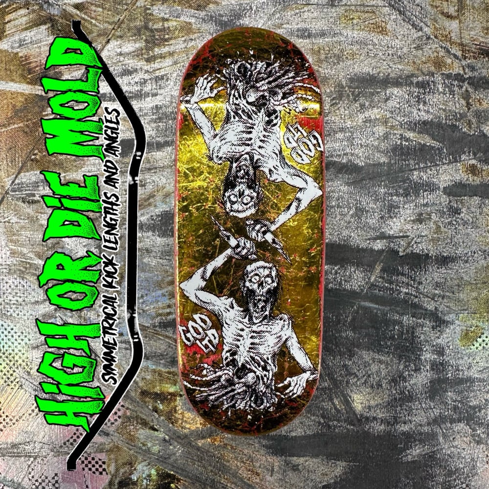 High or Die Mold “Double Dead Head” Rustic Gold