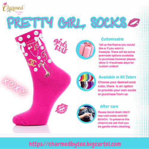 Image of Pretty Girl Socks 🎀🧦✨