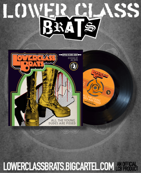 Image of ALL THE YOUNG DUDES ARE PISSED VINYL 7”