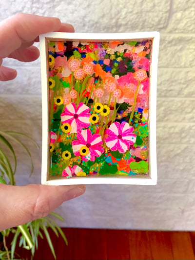 Image of Oh, Petunia (miniature original artwork)