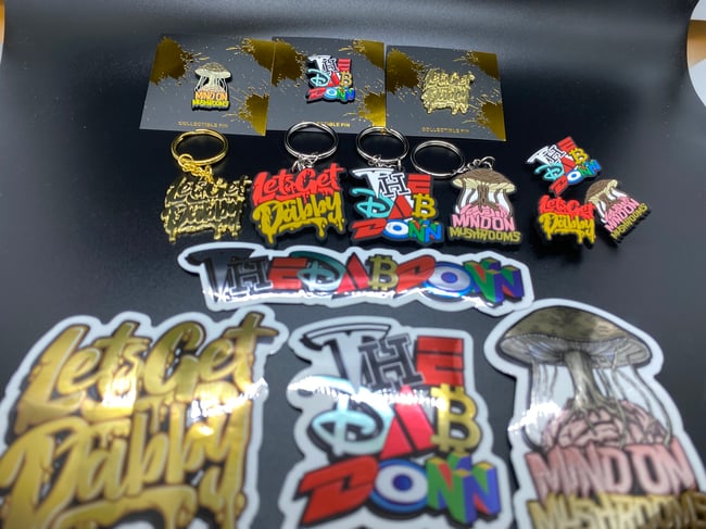 “Let’s get Dabby” terp slurper/dab mat combo 