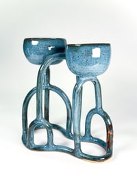 Image 4 of Speckled Blue Arches - Double Planter