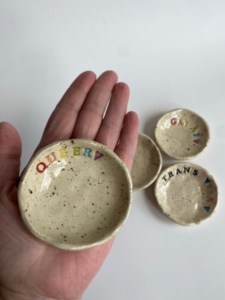 Image of Q U E E R Trinket Dishes 