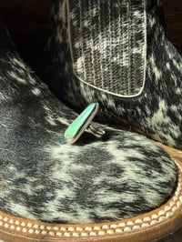 Image 5 of Fence Line Turquoise Ring