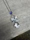 Image of AB Stargazer Hydrangea Victorian Style Chain Necklace