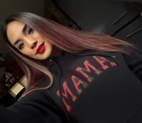 Image 4 of Holiday Sweaters with Red & Black Fabric letters (Appliqué style) *LIMITED*