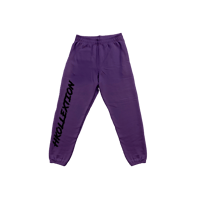 Image 2 of Dreams Sweatsuit - Purple W/Black