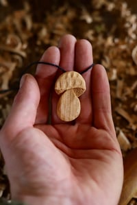 Image 3 of   Penny Bun Mushroom Pendant 