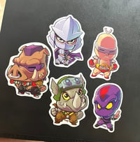 Image 2 of Chibi Foot Clan sticker set