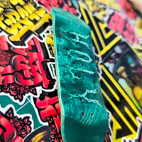 Image 2 of 29mm Popsicle(KING) "Holy PUNK Font" Real Wear Graphic