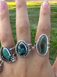 Image 2 of Royston Turquoise Ring Size 8.75/9