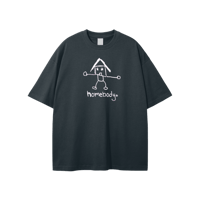Image 1 of Homebody Tee (Charcoal Gray)