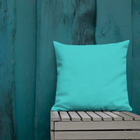 Image 4 of Premium Pillow (Christmas trucks)