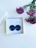 Geraldton Wax Flowers - Botanical Circle Earrings