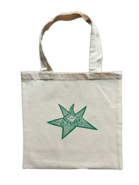 Image 1 of frog wizard totebag