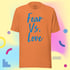 Fear V. Love by Tom B. Unisex T-shirt Image 5