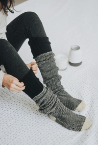 Image 1 of Warm Knit Lounge Socks