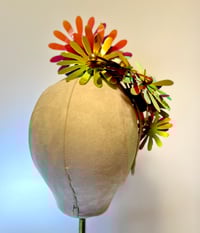 Image 2 of Iridescent flower headpiece