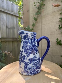 Image 5 of Floral pitcher vase