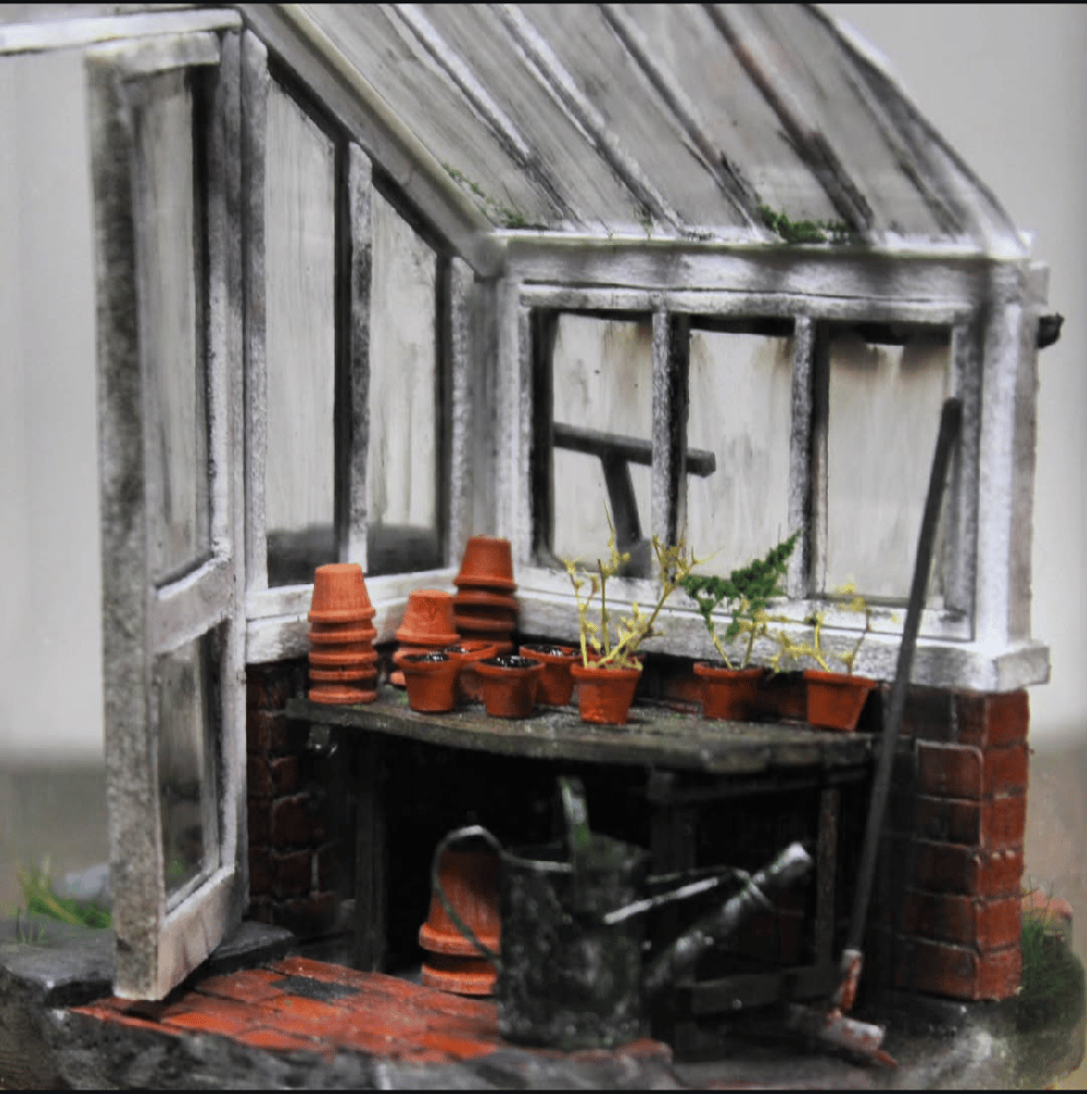 Image of Green house glass jar Time Capsule