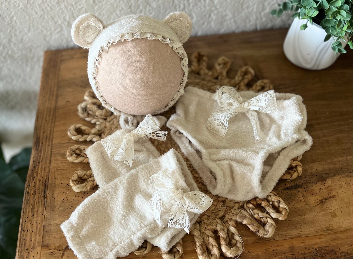 Image of Cream Bear Set