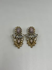 Mini marble rhinestone stud 