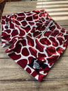 Giraffe Print Mesh Shorts