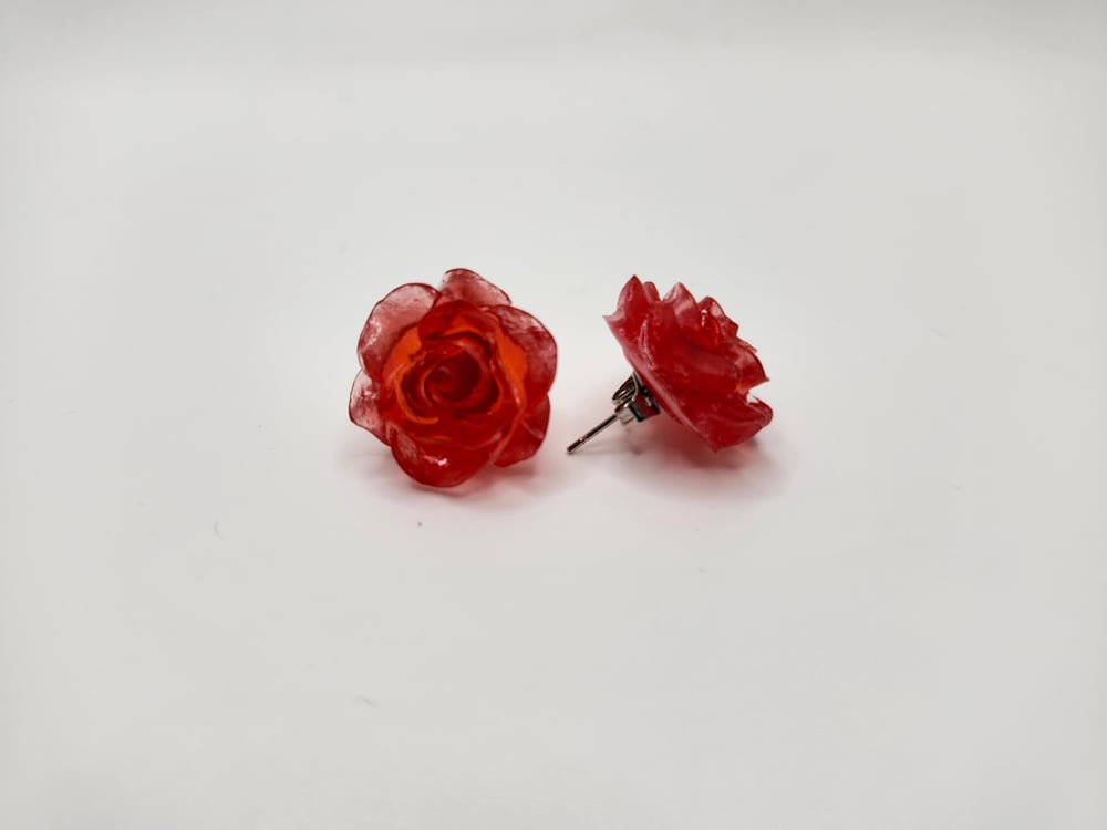 Image of Rose Post Earrings | Wonderland Collection 