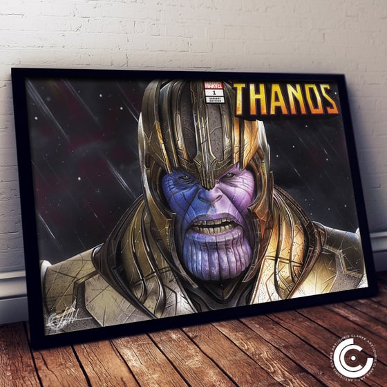 Image of Thanos Full Cover Limited Edition Print